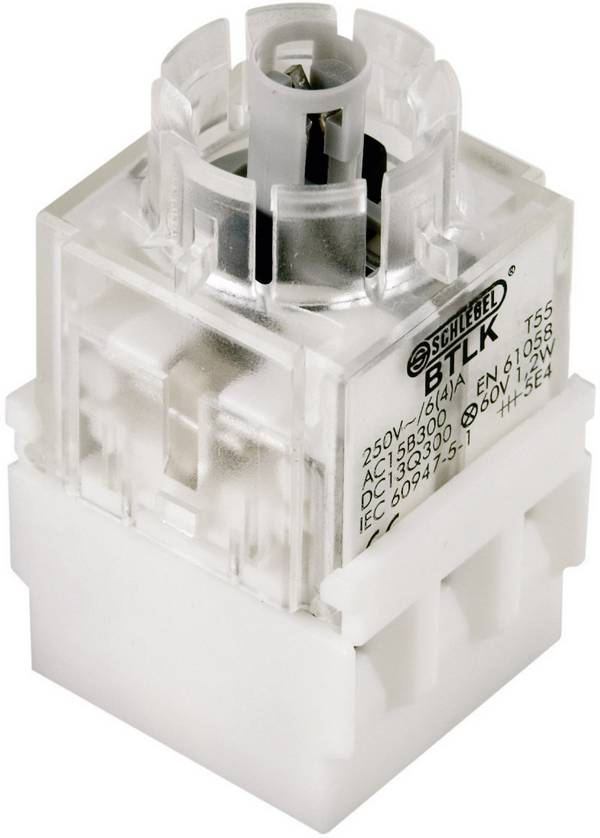 Schlegel BTL5K Contact + bulb holder 1 breaker, 1 maker  momentary 250 V 1 pc(s)