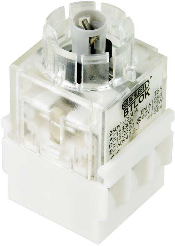 Schlegel BTLO5K Contact + bulb holder 2 breakers  momentary 250 V 1 pc(s)