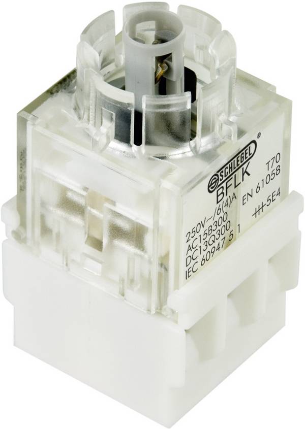Schlegel BFL5K Contact + bulb holder 1 breaker, 1 maker latch 250 V 1 pc(s)