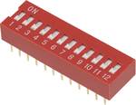 TRU COMPONENTS DSR-12 DIP switch Number of pins (num) 12 Slide-type 1 pc(s)