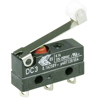 ZF DC3C-A1RC Microswitch DC3C-A1RC 250 V AC 0.1 A 1 x On/(On) IP67 momentary 1 pc(s) 