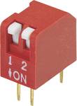 TRU COMPONENTS DPR-02 DIP switch Number of pins (num) 2 Piano-type 1 pc(s)
