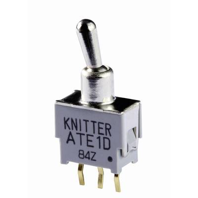 Knitter-Switch ATE 2D ATE 2D Toggle switch 48 V DC/AC 0.05 A 2 x On/On  latch 1 pc(s) 