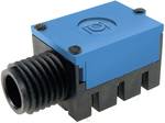 Cliff FC67810 6.35 mm audio jack Socket, horizontal mount Number of pins (num): 3 Stereo Blue 1 pc(s)