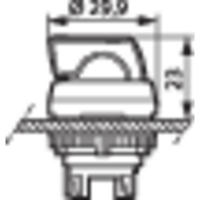 A schematic robot with a square head, small arms and legs, and antennae. It is carrying a flag.