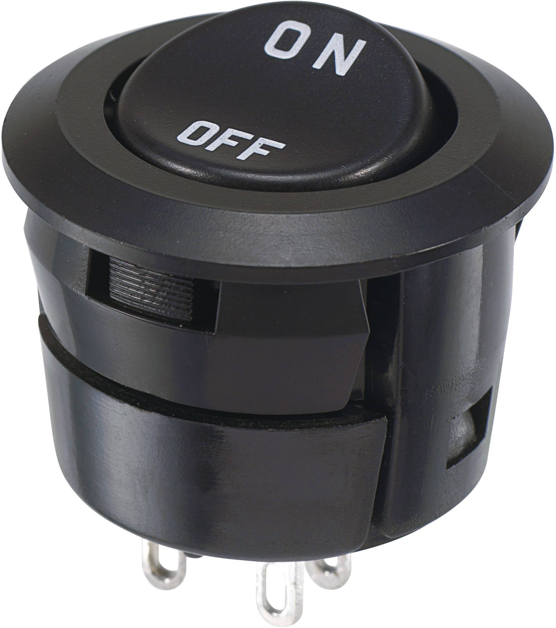 Miyama DS-059S-ON Toggle switch 250 V AC 3 A 2 x Off/On latch 1 pc(s)