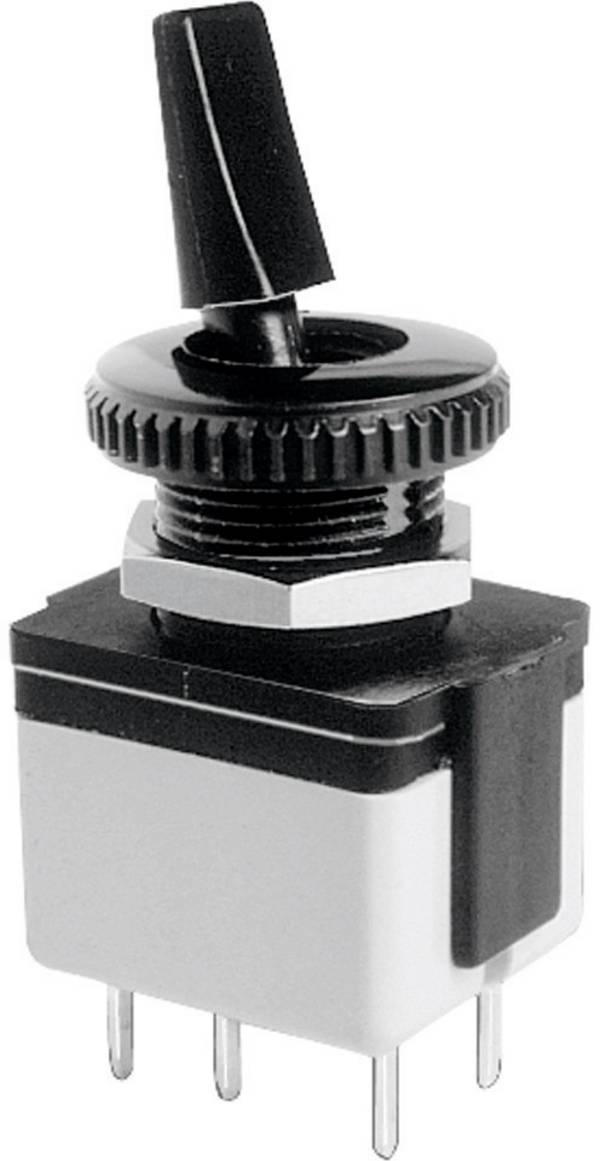 APEM 4641A-22 4641A-22 Toggle switch 250 V AC 3 A 2 x Off/On latch 1 pc(s)