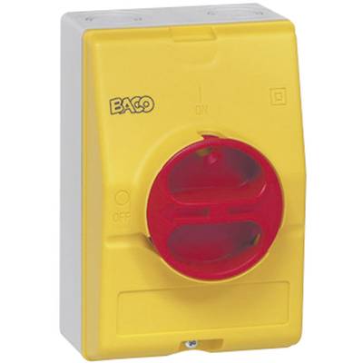 BACO 172061 Isolator switch  25 A  1 x 90 ° Yellow, Red 1 pc(s) 