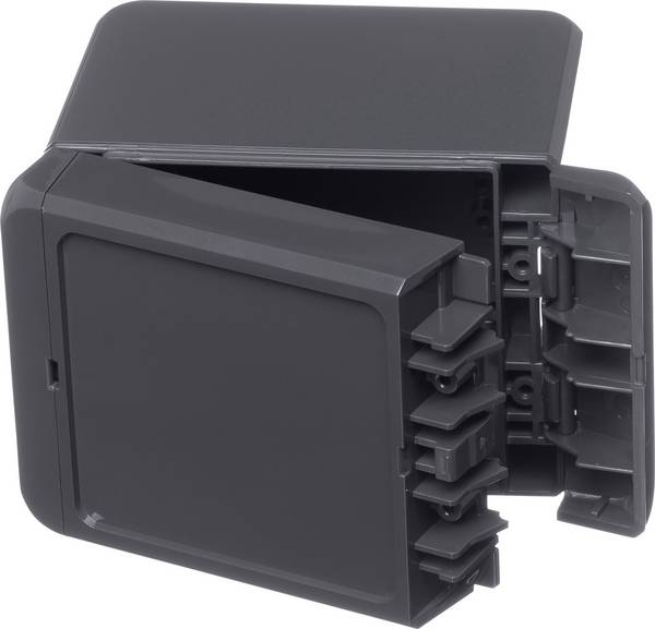 Bopla Bocube B 100809 PC-V0-7024 96012134 Outdoor casing 80 x 113 x 90 Polycarbonate V0 Graphite grey (RAL 7024) 1 pc(s)