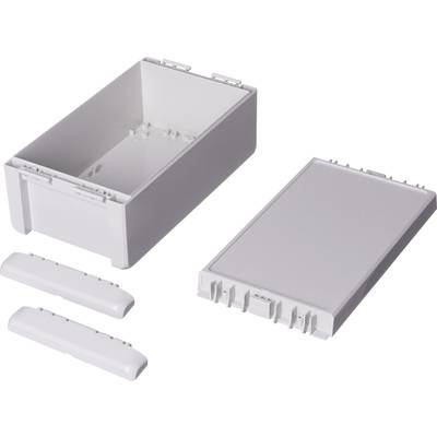 Bopla Bocube B 221309 ABS-7035 96035235 Industrial-grade casing 125 x 231 x 90 Acrylonitrile butadiene styrene Grey-whit-1