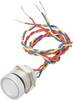 APEM PBARZAF0000E2A PBARZAF0000E2A Piezo pushbutton 24 V DC/AC 0.2 A 1 x Off/(On) momentary Red , Green IP69K 1 pc(s)