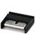 Black plastic holder with built-in metal blade, serves as a blade holder or razor blade dispenser.