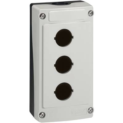 Enclosure-free control unit with three black round openings, suitable for industrial switch installations.