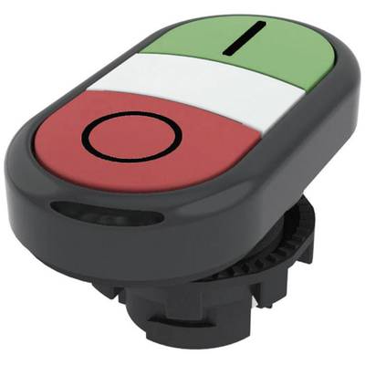 Pizzato Elettrica E21PDRL1AAAD E21PDRL1AAAD Double head pushbutton Planar  Green, Red   1 pc(s) 
