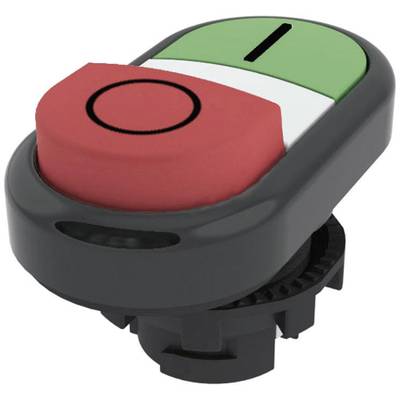 Pizzato Elettrica E21PDSL1AAAD E21PDSL1AAAD Double head pushbutton Protruding  Green, Red   1 pc(s) 