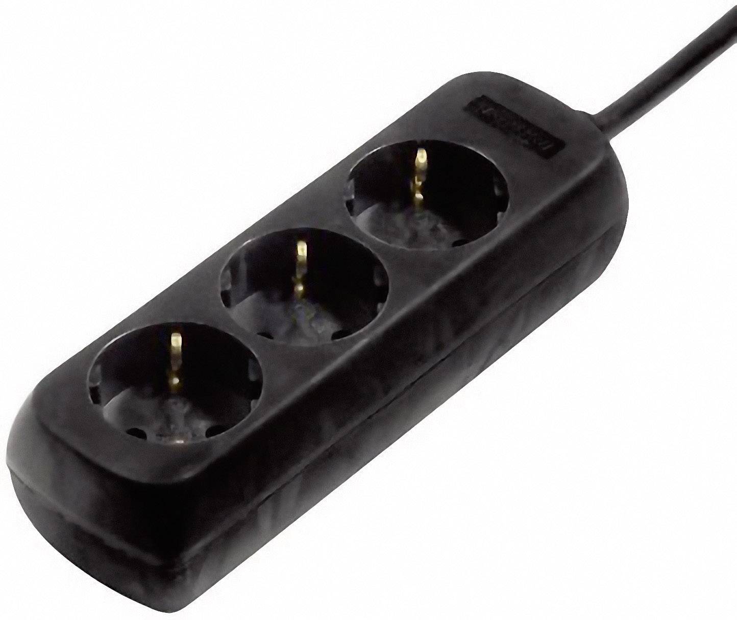 Hama 00108843 Power strip 3x Black PG connector 1 pc(s)