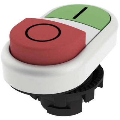 Pizzato Elettrica E21PDSL9AAAD E21PDSL9AAAD Double head pushbutton Protruding  Green, Red   1 pc(s) 