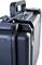 Black, robust suitcase with sturdy locks, suitable for safely transporting delicate equipment.