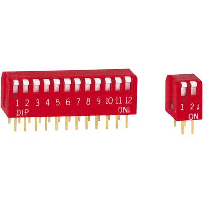 Diptronics DP-10V DIP switch Number of pins (num) 10 Piano-type 1 pc(s) 