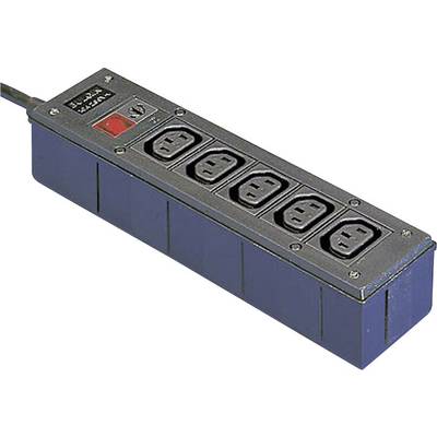 Bulgin PXD306/050/01/1 IEC adapter PG plug - IEC C13 socket , IEC C13 socket , IEC C13 socket , IEC C13 socket , IEC C13