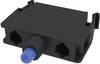 Pizzato Elettrica E2LF1A6V1 LED Blue momentary 30 V DC, 30 V AC 1 pc(s)