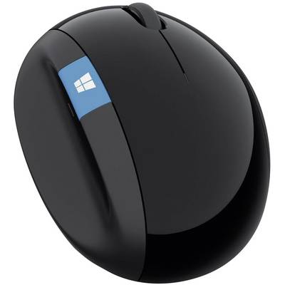 Microsoft Sculpt Ergonomic Mouse  Ergonomic mouse Radio   Optical Black 4 Buttons 1000 dpi Ergonomic