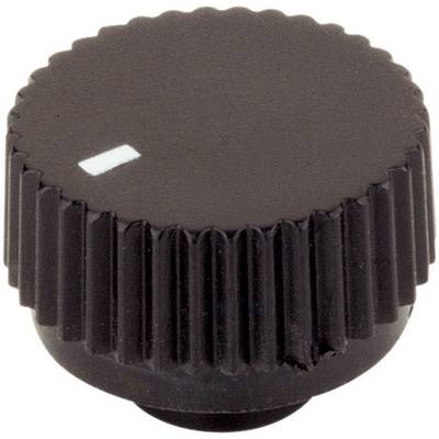 TRU COMPONENTS 1588629 TC-17/6/SW203 Control knob + hand Black (Ø x H) 17 mm x 12 mm 1 pc(s) 