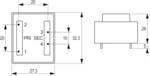 Block VB 2,3/1/12 PCB mount transformer 1 x 230 V 1 x 12 V AC 2.30 VA 191 mA