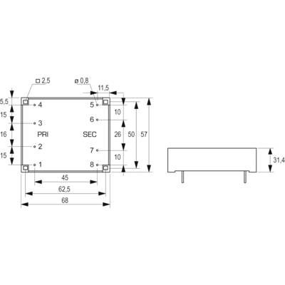 Hahn BV UI 481 0003 Transformateur Pour Circuits Imprimés 2 X 115 V 2 X 12 V Ac 40 0 Va 2827738 Hahn BV UI 481 0003 Transformateur Pour Circuits Imprimés 2 X 115 V 2 X 12 V Ac 40 0 Va 2827738