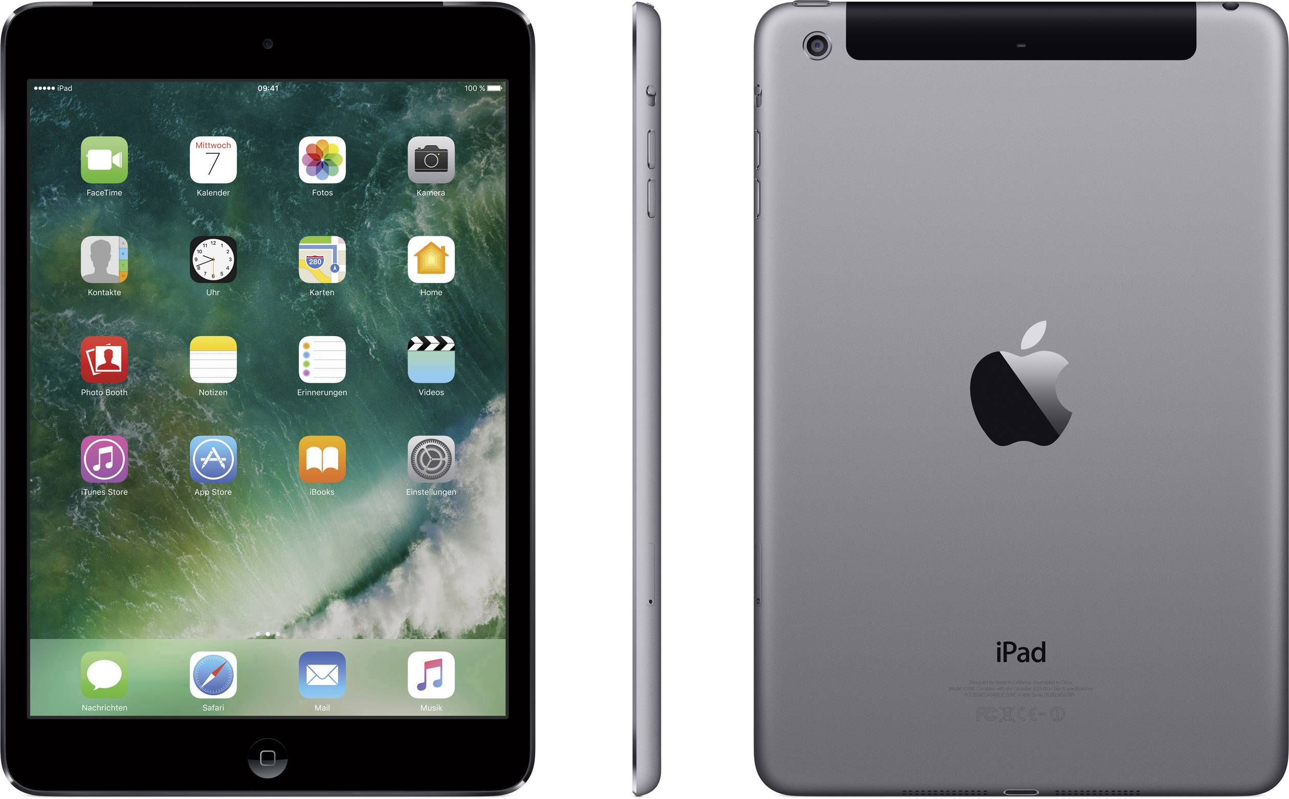 Apple iPad mini (2. Gen) GSM/2G, UMTS/3G, LTE/4G 16 GB Spaceship grey