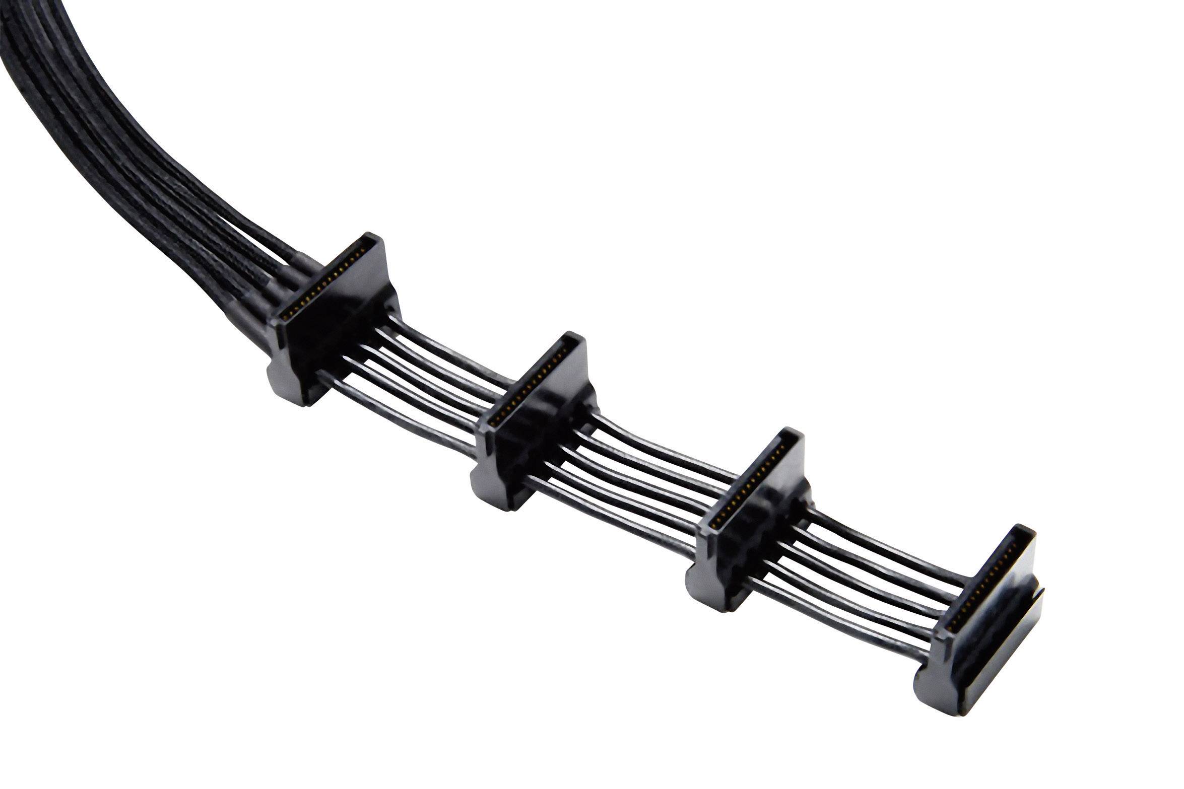 BeQuiet Current Cable [4x SATA power plug - 1x bequiet! Modular power supply] 0.72 m Black