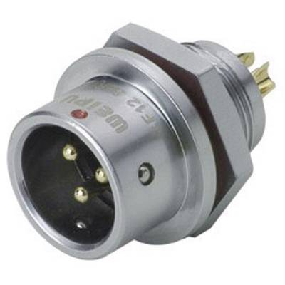   Weipu  SF1212/P4  Bullet connector  Plug, straight  Total number of pins: 4  Series (round connectors): SF12    1 pc(s