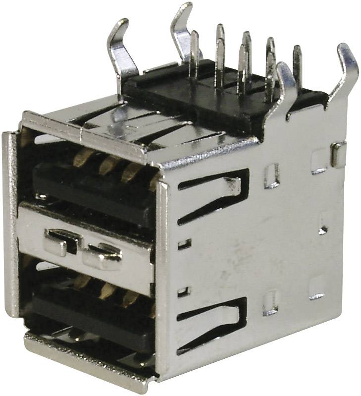 ASSMANN WSW A-USB A-2P USB-built-in Bush 2.0 - Dual Port Socket, built-in USB A Socket, built-in A-USB A-2P USB A A-USB