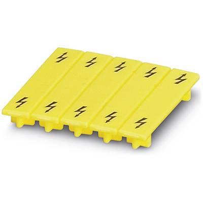 Yellow LEGO plates with lightning motif, arranged side by side.