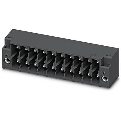 Electrical connector with multiple terminal blocks, rectangular in shape, suitable for industrial or electronic applications.