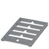 Phoenix Contact 0825429 UC-EMP (27X8) SR Device markers Fitting type: Clip Writing area: 27 x 8 mm Silver No. of markers: 100 10 Sheet