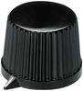 OKW A1313540 A1313540 Control knob + hand Black (Ø x H) 20 mm x 15.4 mm 1 pc(s)