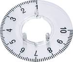 Numbered dial for round knob dia 23 mm