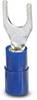 Phoenix Contact 3240038 U terminal 1.50 mm² 2.50 mm² Hole Ø=3.7 mm Partially insulated Blue 100 pc(s)