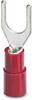 Phoenix Contact 3240032 U terminal 0.50 mm² 1.50 mm² Hole Ø=3.2 mm Partially insulated Red 100 pc(s)