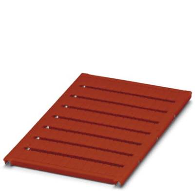 A rust-coloured plastic industrial pallet lid with multiple parallel slots, suitable for transportation and storage.