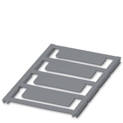A grey cable trunking cover with four parallel-running slats.
