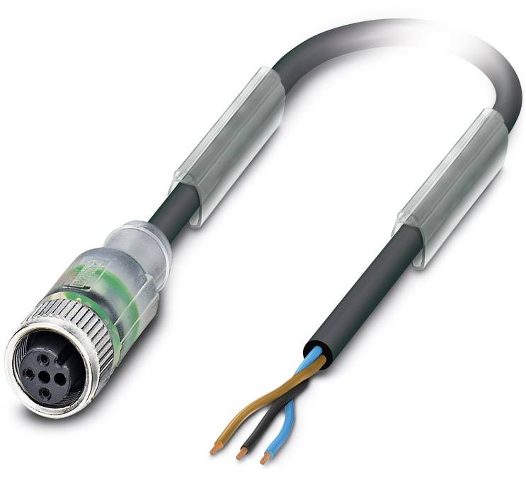 Sensor/Actuator cable SAC-3P-10,0-PUR/M12FS-2L 1694790 Phoenix Contact ...