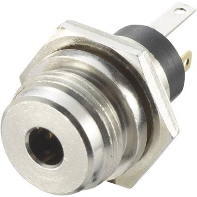 TRU COMPONENTS 718951 3.5 mm audio jack Socket, vertical vertical Number of pins: 3 Stereo Silver 1 pc(s)