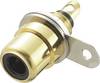 TRU COMPONENTS 719208 RCA connector Socket, vertical vertical Number of pins: 2 Black 1 pc(s)