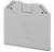 Terminal cover with the inscription 'Phoenix Contact', type 'D-UT 16', light grey, rectangular.