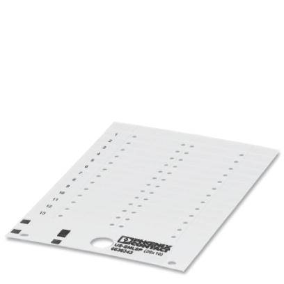 Punched cards with numerical labelling, brand name at the bottom. Primarily used for data input or control in legacy computer systems.