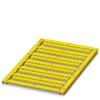 A yellow industrial cable trunking for the protection and organisation of cables.