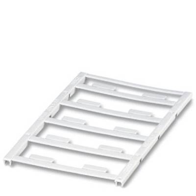 White plastic pallet with four rows of parallel support struts, suitable for industrial storage and transportation.