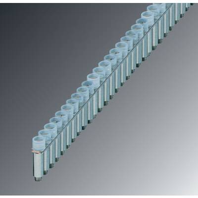 A series of transparent, cylindrical vessels on a grey background, potentially used in laboratory environments.